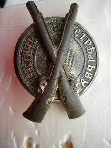 Знак "За отличную стрельбу из винтовки"____2 степень