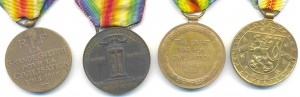 5 разных медалей за победу в ПМВ