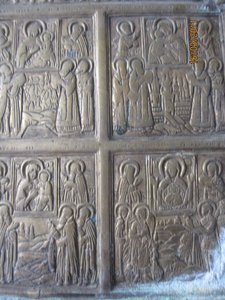 Складень-плашки (ПРАЗДНИКИ) две створ.от иконостаса.