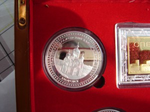 Спецстрой России 5 медалей с храмами в коробке. Люкс!!!
