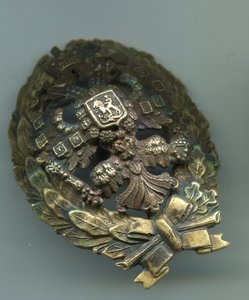 Лесной полк, лесной институт, контрпогон,кокарда.