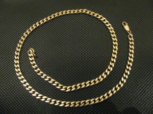 Золотая цепь 900 пробы.