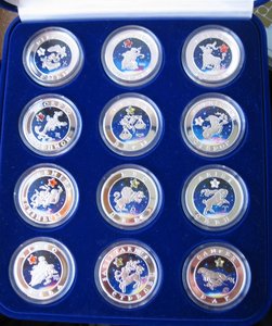 Армянские монеты из серии "Знаки зодиака"-12шт. комплект!!!