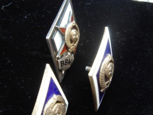 Три серебряных ромбика Универ 15лент+Универ 16 лент+ВВМУ