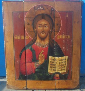 Две иконы из деисусного ряда.