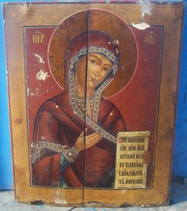 Две иконы из деисусного ряда.