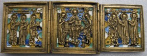Складень Деисус с избранными святыми, 19век
