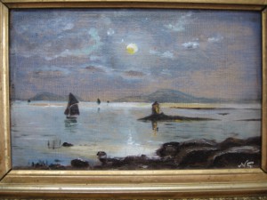 Морской пейзаж с маяком