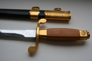 СССР кортик ВВС ЗиК 51г. № 0418 оригинал позолочен