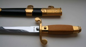 СССР кортик ВВС ЗиК 55г. № 1939 позолочен