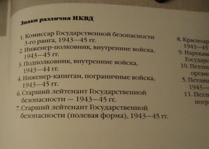 Погоны - НКВД