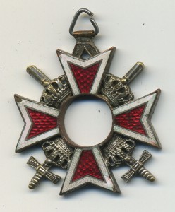 Крест Ордена Короны Румыниии (с мечами)