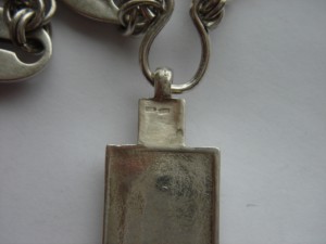 Крест наперстный 925 пробы с цепью, вес - 282 грамма.