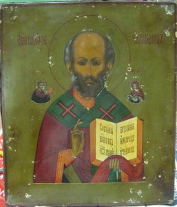 Николай в кованном серебр. окладе !!!
