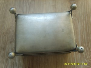 ШКАТУЛКА СЕРЕБРО 84 ВЕС 520ГР