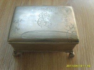 ШКАТУЛКА СЕРЕБРО 84 ВЕС 520ГР
