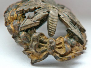 Знак за окончание радиотелеграфных курсов 1920-е гг.