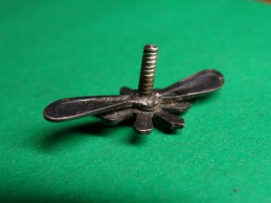 Напогонный авиационный знак. Серебро.