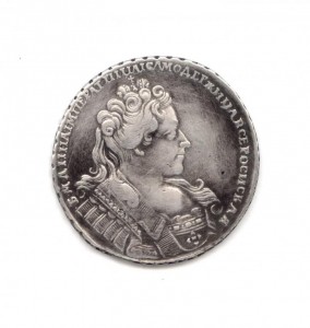 Рубль 1732г.  Состояние-XF.