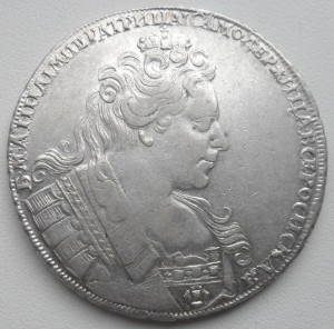 Рубль 1731г XF