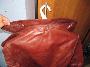 Кожаный плащ+гимнастерка