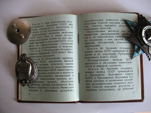 Комплект заслуженного летчика-испытателя.