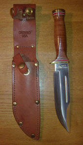 Нож Онтарио Кнайфс - морпех США парадник оцинковка