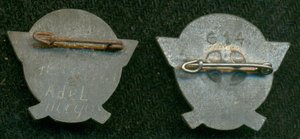 Памятный значок Дня Полиции 1942 г (2 шт.)