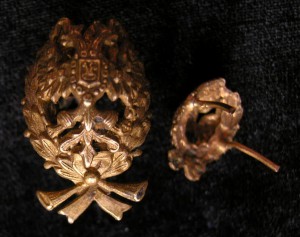 3 имперские чиновничьи кокарды от маленькой до большой