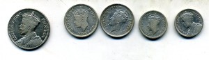 Южная Родезия,3 и 6 пенсов,1 шиллинг