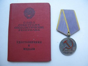 За труд. отл. + док