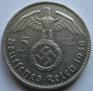 5 марок 1938г