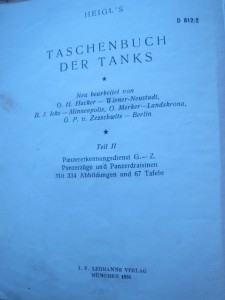 Справочник "Танки" часть 2 издание 1936 года