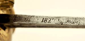 Сабля пехотная офицерская обр. 1826 г.
