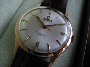 Золотые часы Omega Seamaster De Ville