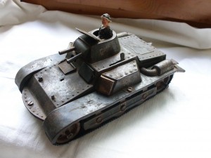 panzercampfvagen1 немецкий танк Т-1 игрушка 30-х годов метал