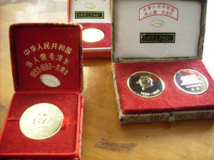 Настольные Медали в честь 100 летия Мао Цзедун