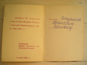 Два дока на знаки летчика