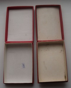 ДВЕ коробки для ОРДЕНОВ и две для МЕДАЛЕЙ+одна интересная