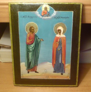 Икона Св. мчч. Адриан и Наталия.