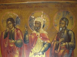 икона Св.Иоанн, Св.Логин, Св.Никодим.44х36см