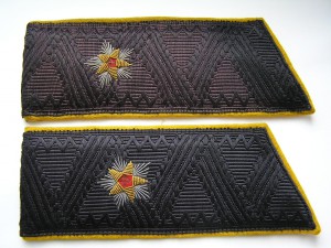 Контр-Адмирал жёлтый кант.