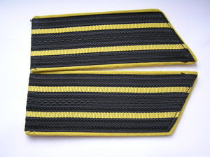 Погоны ВМФ жёлтый кант , в люксе.