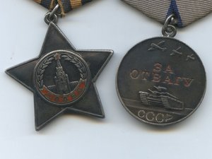 Слава 3 степени+отвага