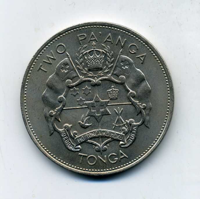 Тонга,2 паанги 1968