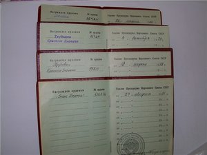 Орден Ленина+2ТКЗ+ЗП с документами на одного