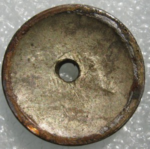 Почётному железнодорожнику(бронза) номер штихелем