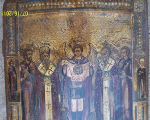 Икона "Архангел Михаил с предстоящими"