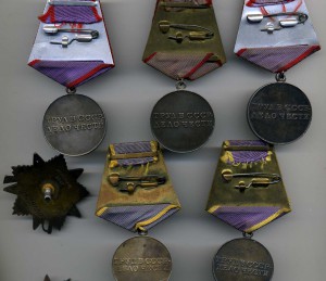 Подборка серебрянных наград