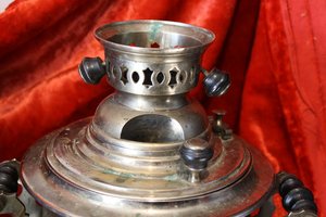 Очень редкий самовар системы Паричко, бр.Шахдат. Паровой.